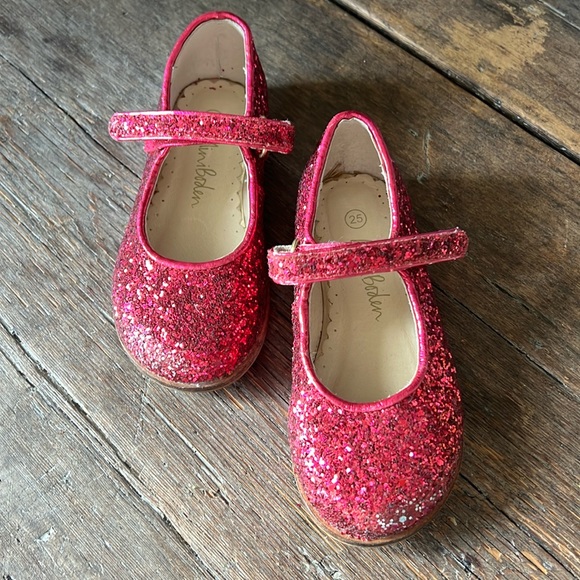 Mini Boden Other - Mini Boden pink ruby slippers size 25 🩷⭐️